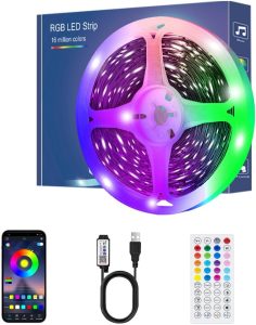 LED Strip Light, Music Sync 6m/19.7ft LED